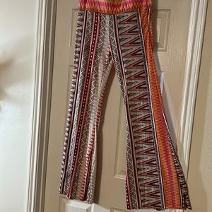 70’s style wide leg stretch pants